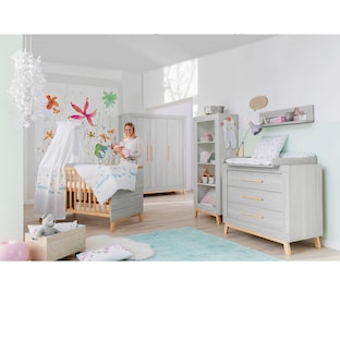 3-tlg. Babyzimmer Miami mit 3-türigem Kleiderschrank