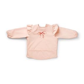 Langärmeliges Lätzchen - Rosy Bow