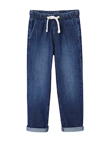 Weite Jungen Jeans mit Dehnbund und Kordelzug