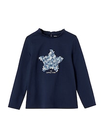 Mädchen Shirt mit Rüschendetails