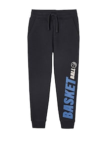 Jungen Joggpants mit XL-Schrift und Recycling-Polyester,