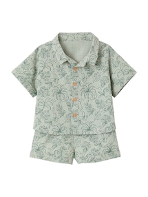 Jungen Baby-Set: Hemd & Shorts Baumwolle