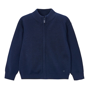 Strickjacke mit Reißverschluss