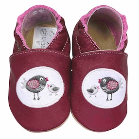 Krabbelschuhe Vogelfamilie