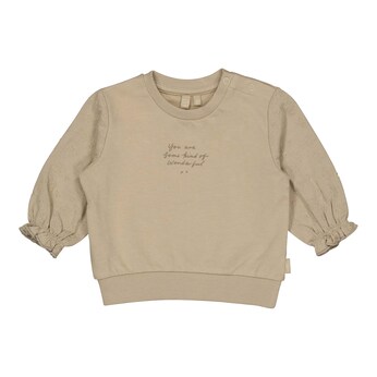 Sweatshirt Blumenstickerei