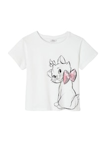 Kinder T-Shirt mit Pailletten Disney ARISTOCATS MARIE