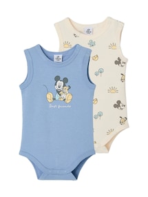 2er-Pack Baby Trägerbodys Disney MICKY MAUS