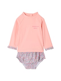 Baby Bade-Set: Langarmshirt und Badehose BISOUS