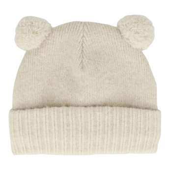 Winter-Strickmütze mit Bommel