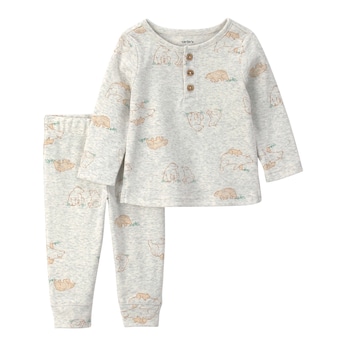 2-tlg. Set Shirt langarm und Jogginghose Bären
