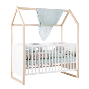Hausbett mit Beistellfunktion 70x140cm Noah 