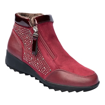 Stiefelette "Rita" mit Reißverschluss, gefüttert