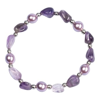 Perlen-Armband "Amethyst"