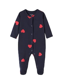 Bio-Kollektion: Baby Strampler Mon Coeur