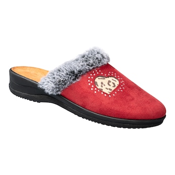 Hausschuh-Pantolette „von Herzen“