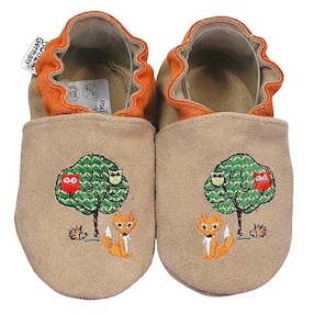 Krabbelschuhe Waldtiere