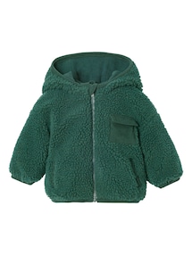Baby Blouson aus Teddyfleece mit Kapuze