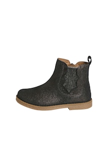 Mädchen Lederboots mit Zier-Einsatz