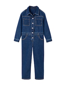 Mädchen Denim-Jumpsuit, Worker-Style
