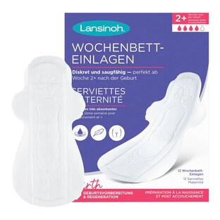 Wochenbetteinlagen 2+ Wochen, 12 Stück