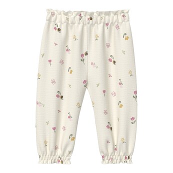 Musselin-Hose Blumen Bienen