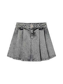 Mädchen Faltenrock aus Denim