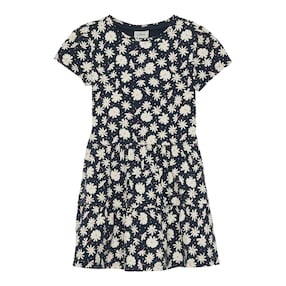 Kleid kurzarm Blumen