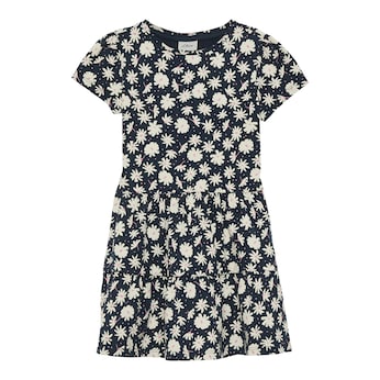 Kleid kurzarm Blumen