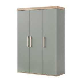 Kleiderschrank 3-türig Jimmy salbei/eiche 