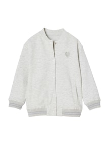 Mädchen Sweatjacke im College-Look mit Recycling-Polyester