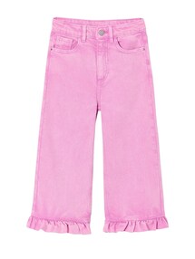 Weite Hose mit Volantsaum M‰dchen, Bundweite verstellbar