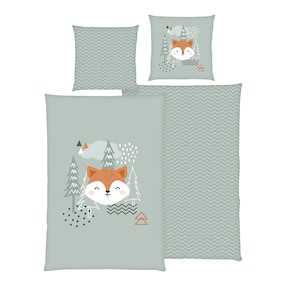 Renforcé Wende-Bettwäsche 80x80 / 135x200 cm