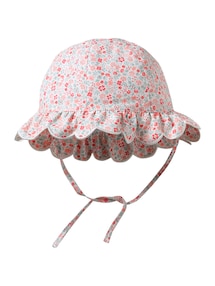 Sonnenhut Mädchen Baby mit Stickerei
