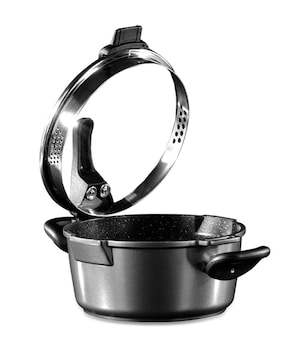 STONELINE FUTURE STONELINE® FUTURE Kochtopf 20 cm, mit Sieb-Glasdeckel