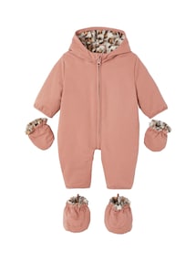 Variabler Baby Overall für Herbst und Winter mit Leo-Futter, Recycling-Material