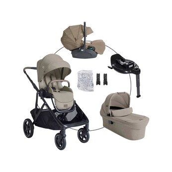 Kombikinderwagen Versiti Travel-Set inkl. Babyschale i-Level Pro und Isofix-Basis i-Base Encore