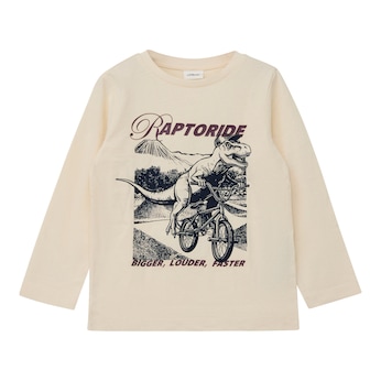 Shirt langarm Dino Fahrrad