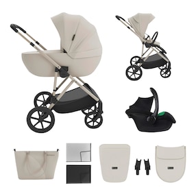Kombikinderwagen Trio-Set PRIME 3 3in1 inkl. Babyschale MINK PRO 2