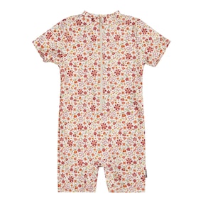 Schwimmanzug mit UV-Schutz kurz Blumen