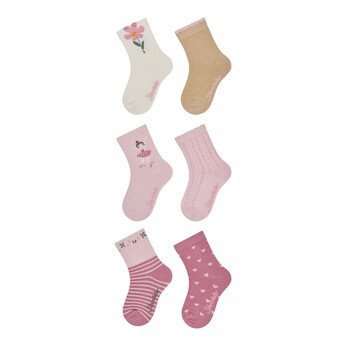 6er-Pack Socken Blume Ballerina 