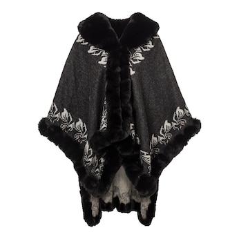 Kuschel-Poncho „Elegant“