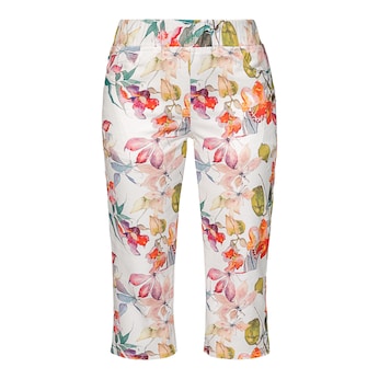Stretch-Caprihose „Sommerblüte“