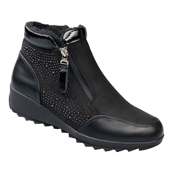 Stiefelette "Rita" mit Reißverschluss, gefüttert