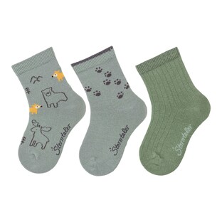 3er-Pack Socken Tiere