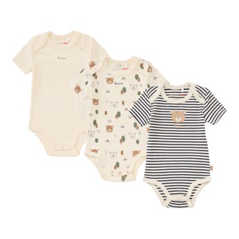3er-Pack Bodys kurzarm Tiny Forest