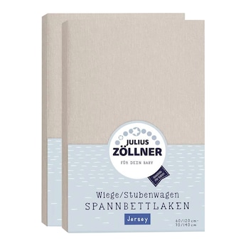 2er-Pack Jersey-Spannbetttücher 70x140 cm