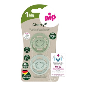 2er-Pack Schnuller Cherry, Größe 1