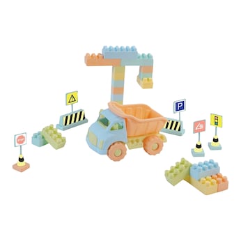 Bausteine Set mit Jumbo Truck 40 tlg.