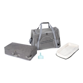 Tier-Transportbox inklusive Toilette