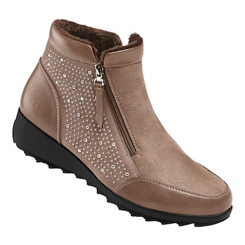Stiefelette "Rita" mit Reißverschluss, gefüttert